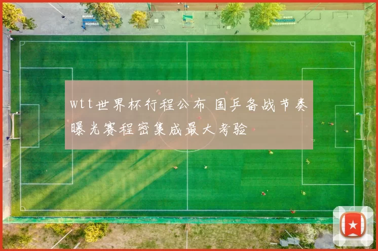 wtt世界杯行程公布 国乒备战节奏曝光赛程密集成最大考验